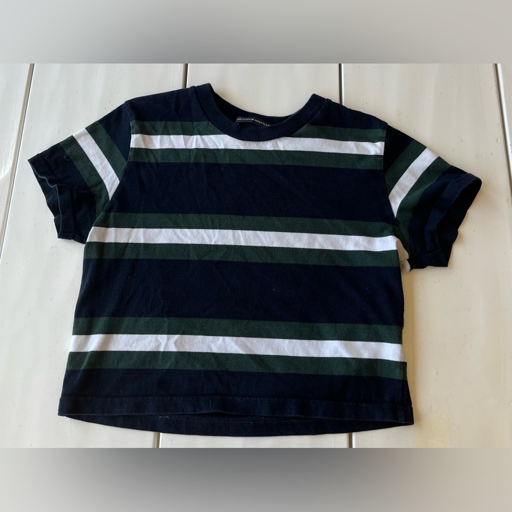 Stripes brandy Melville crop top